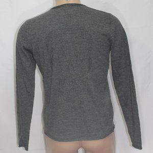 Zadig Voltaire jumper men skull  on back   100%  merino wool crewneck  large